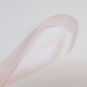 画像2: 中国製片面サテンリボン 《13mm》 ペールピンク 【2m入】 (2)