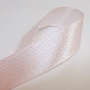 画像2: 中国製片面サテンリボン 《15mm》 ペールピンク 【2m入】 (2)