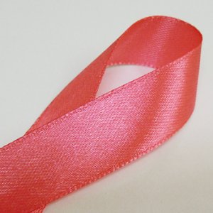 画像2: 中国製片面サテンリボン 《15mm》 ローズピンク 【2m入】 (2)