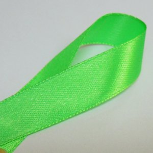 画像2: 中国製片面サテンリボン 《15mm》 ライトグリーン 【2m入】 (2)