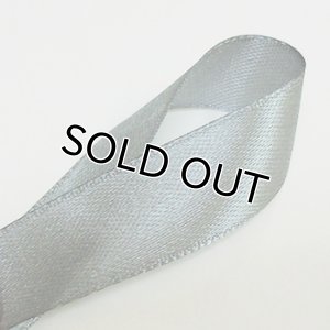画像2: 中国製片面サテンリボン 《15mm》 グレー 【2m入】 (2)
