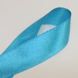 画像2: 中国製片面サテンリボン 《15mm》 ブルージルコン 【2m入】 (2)