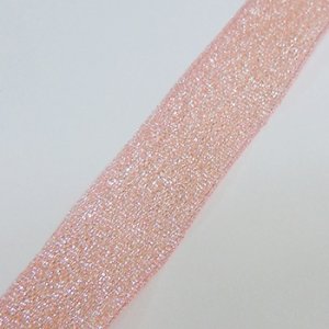 画像2: 中国製オーガンジーリボン 《20mm》 ピーチピンクS 【2m入】 (2)