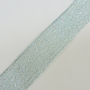 画像2: 中国製オーガンジーリボン 《20mm》 ペールブルーS 【2m入】 (2)