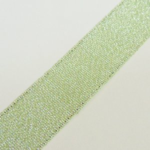 画像2: 中国製オーガンジーリボン 《20mm》 ペールグリーンS 【2m入】 (2)