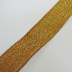 画像2: 中国製オーガンジーリボン 《20mm》　ブラウンG 【2m入】 (2)