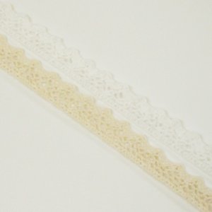 画像2: レース　FE073　アイボリー 【1m単位】 (2)